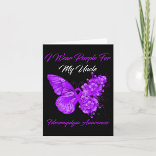 Carte Je Porte Du Violet Pour Mon Oncle Fibromyalgie Gue