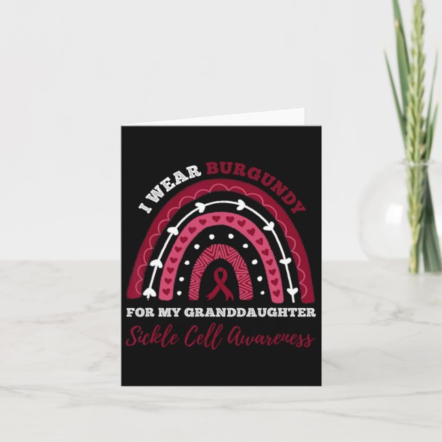 Carte Je Porte La Bourgogne Pour Ma Petite-Fille Cellule (Devant)