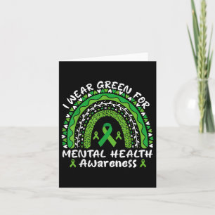 Carte Je Porte Le Vert Pour Le Mois De Sensibilisation À