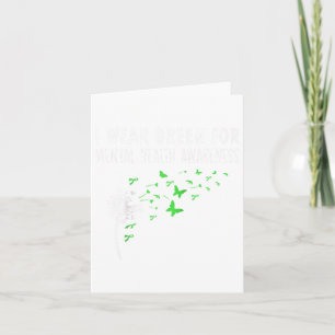 Carte Je Porte Le Vert Pour Le Mois De Sensibilisation À