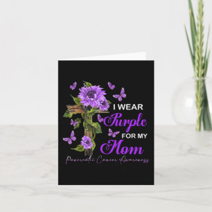 Carte Je porte le violet pour ma maman Pancreatic Cancer