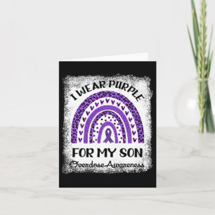 Carte Je Porte Le Violet Pour Mon Fils Surdose Sensibili
