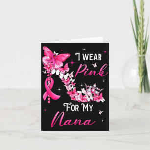 Carte Je porte Nk pour mon nana Ruban contre le cancer d