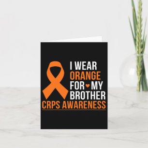 Carte Je Porte Orange Pour Mon Frère Rsd Crps Sensibilis
