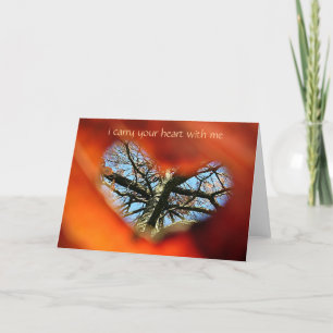 Carte je porte ton coeur avec moi