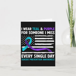 Carte Je Porte Turquoise Et Violet Pour Quelqu'Un Que Je