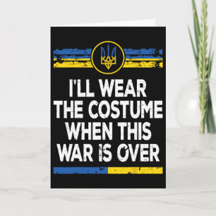 Carte Je porterai le costume quand cette guerre sera fin