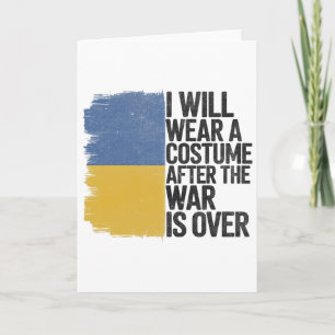 Carte Je porterai un costume après la fin de la guerre