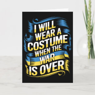 Carte Je porterai un costume quand la guerre sera finie 