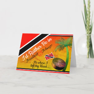 Carte Je préférerais être à Trinidad Greeting