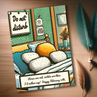 Je Préférerais Faire La Sieste ! Drôle Comic Anti-