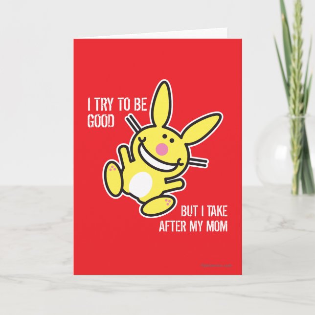 Carte Je prends ma mère (Devant)