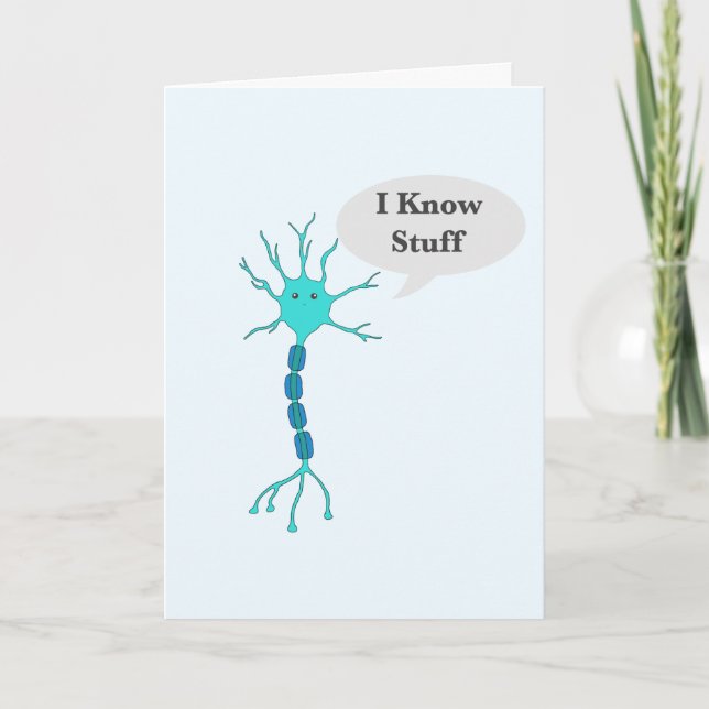Carte Je sais des choses Neurone (Devant)