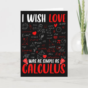 Carte Je souhaite que l'amour soit aussi simple que le c