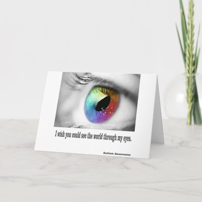 Carte Je souhaite que vous pourriez voir (Devant)