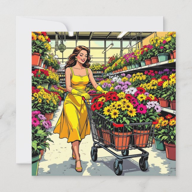 Carte Je soutiens ces Plantes | Jeu de jardin (Devant)