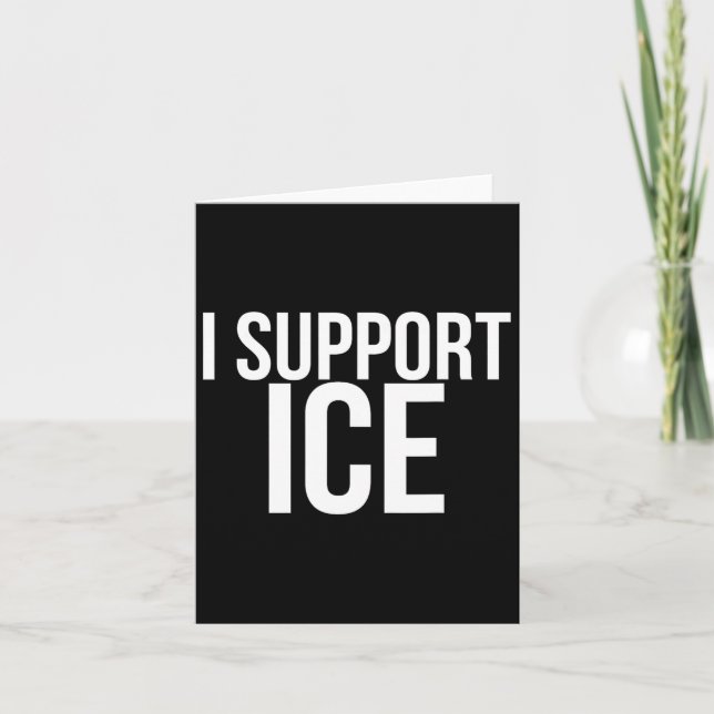 Carte Je soutiens l'expulsion des glaces (Devant)