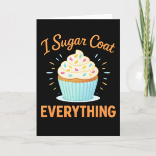 Carte Je sucre tout Pâtissier de Noël Pâtissier