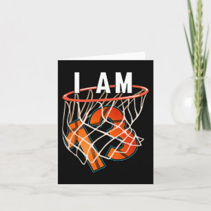 Carte Je Suis 13 Basket-ball Thème 13ème Anniversaire Ce