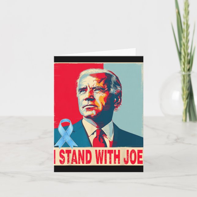 Carte Je Suis Avec Joe Biden (Devant)