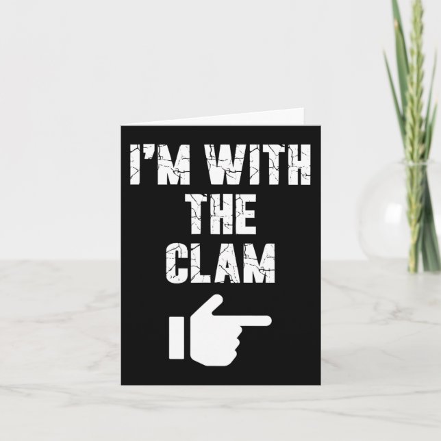 Carte Je suis avec la Clam Fun Easy Playful Halloween Co (Devant)