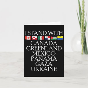 Carte Je Suis Avec Le Canada Groenland Mexique Ukraine H