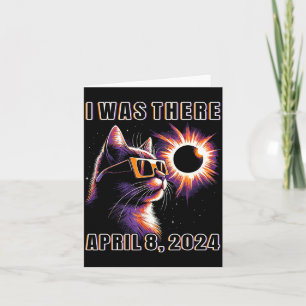 Carte Je suis chemisé là 8 avril Éclipse totale