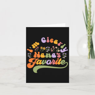 Carte Je suis clairement Nana's Favorite Mothers Day Cad