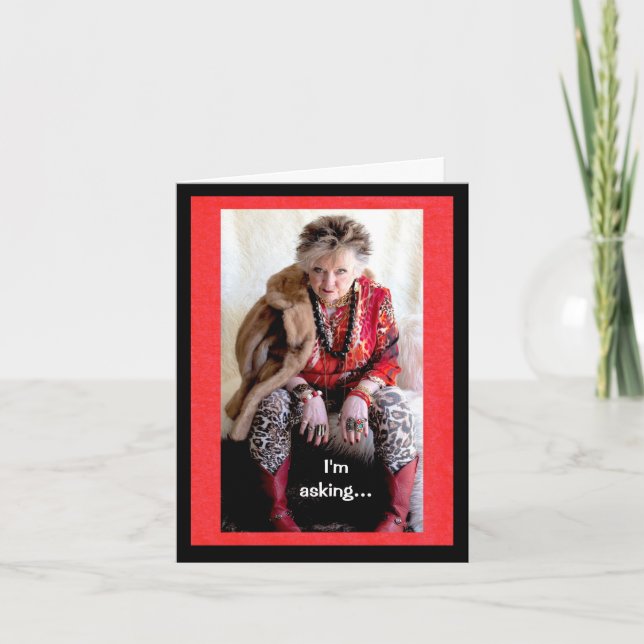 Carte Je suis curieux de rouler les yeux (Devant)