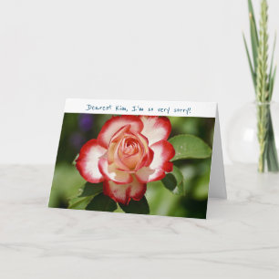 Carte Je suis désolé, s'il vous plaît, pardonnez-moi Red