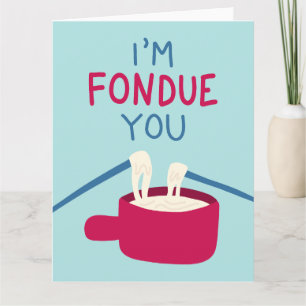 Carte Je suis Fondue Vous