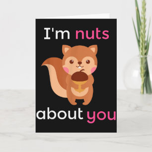Carte Je suis fou de toi Cadeau de la Saint-Valentin Écu