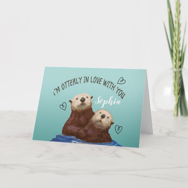 Carte Je suis Fou de Toi pour la Saint-Valentin (Devant)