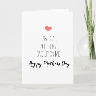 Carte Je suis heureux que tu ne m'aies pas abandonné, fê