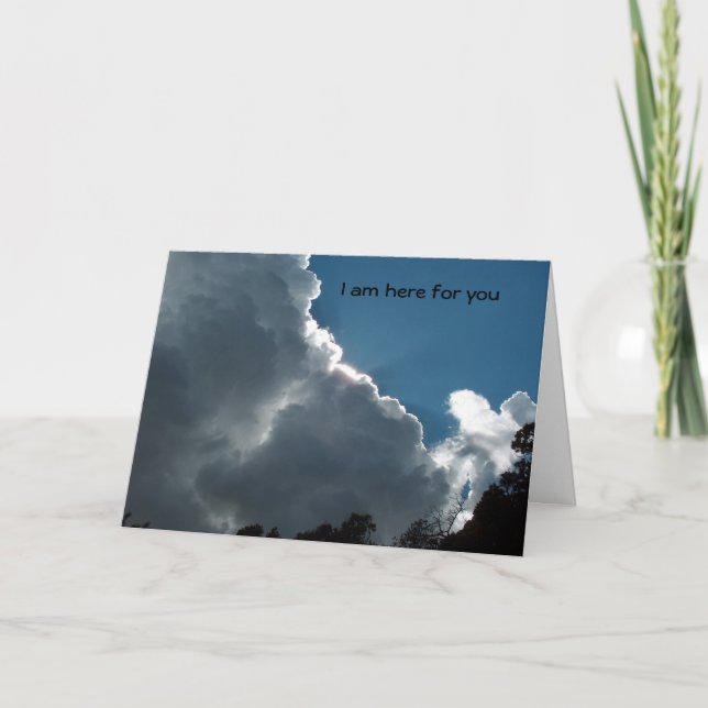 Carte Je suis ici pour vous (Devant)