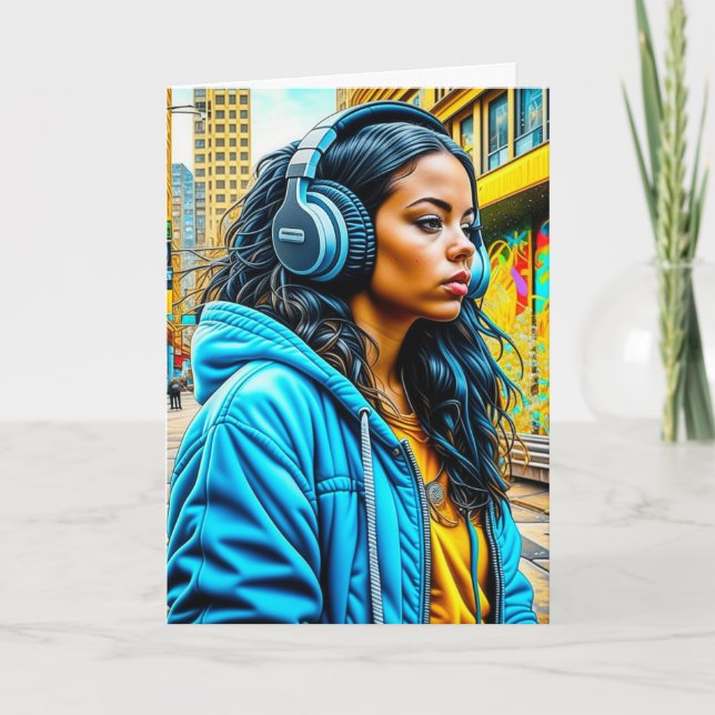 Carte Je suis ici si vous avez besoin de moi, juste Holl (Devant)