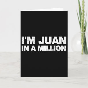 Carte Je suis Juan dans un million Cinco De Mayo Pun mex