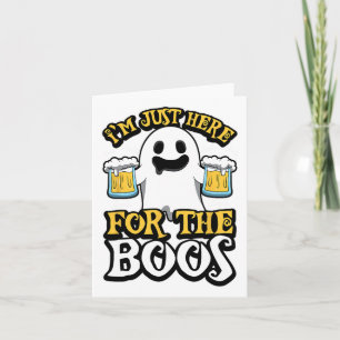 Carte Je suis juste là pour les huées - Ghost Booze - Ha
