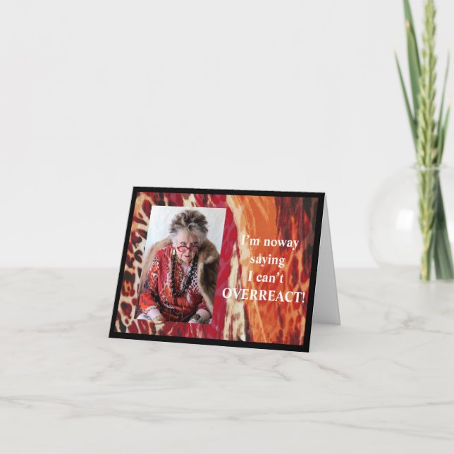 Carte Je suis juste moi (Devant)