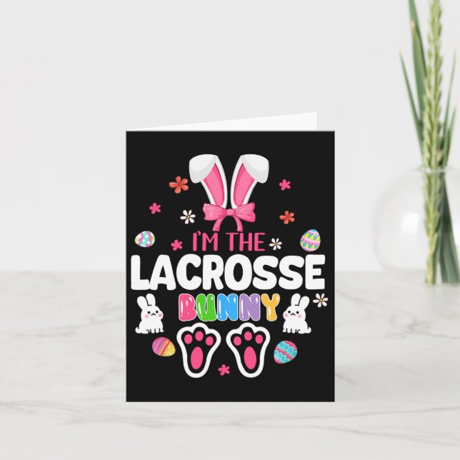 Carte Je suis La crosse Bunny Bunny Cravate Bunny Bow Co (Devant)