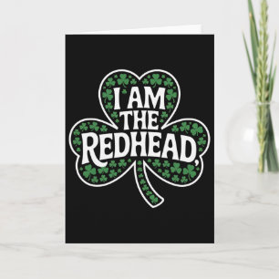 Carte Je Suis La Femme Roux Drôle Saint-Patrick Irlandai