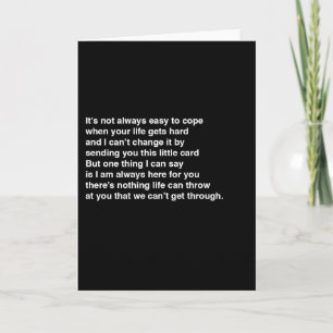 Carte Je suis là pour toi