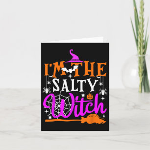 Carte Je suis la sorcière salée Chemise drôle sorcière H