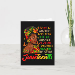 Carte Je Suis La Tempête Les Femmes Noires Mois De L'His