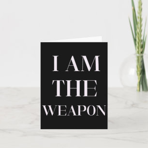 Carte Je Suis L'Arme Motivationnelle Gymnase Fitness Tee