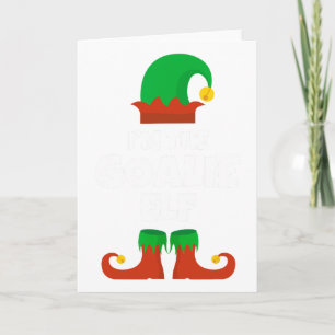 Carte Je suis le gardien de but Elf Family Pajama Noël H
