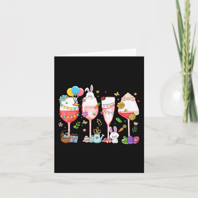 Carte Je suis Le Lapin Drunk Pâques Boissons Fun Pâques  (Devant)