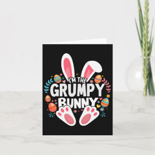 Carte Je suis le lapin grincheux qui correspond à la fam