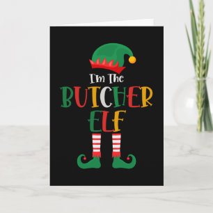 Carte Je Suis Le Lutin Boucher Correspondant à Noël