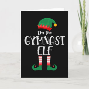 Carte Je Suis Le Lutin De Gymnastique De Noël Correspond
